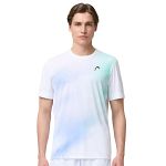 Head Topspin T-Shirt Turquoise / Print Vision
